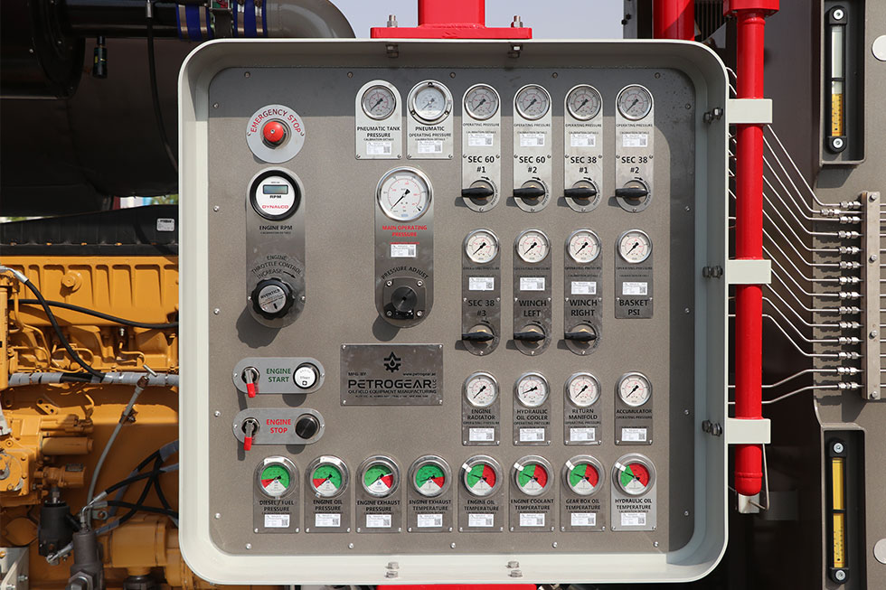 Explosion proof Caterpillar engine kit for PETROGEAR - Control Panel