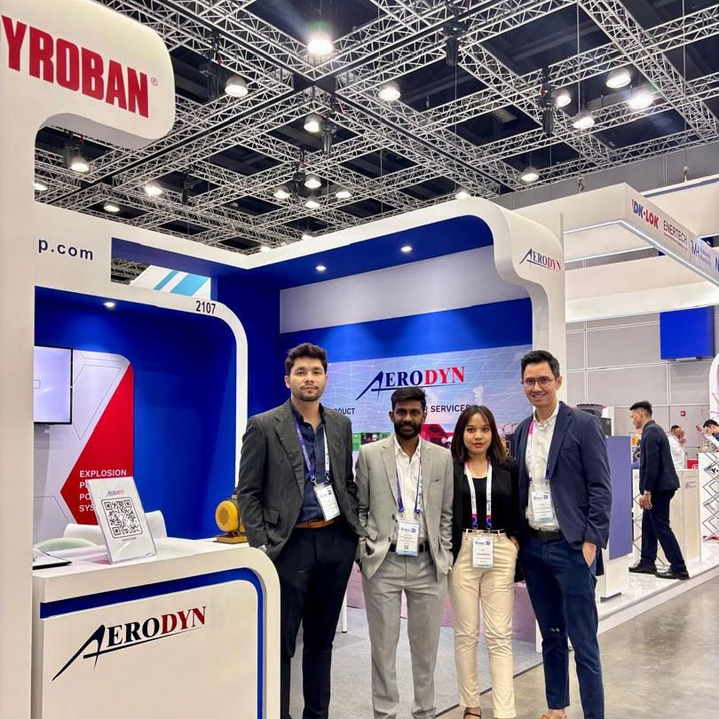 Pyroban at Oil and Gas Asia with Aerodyn