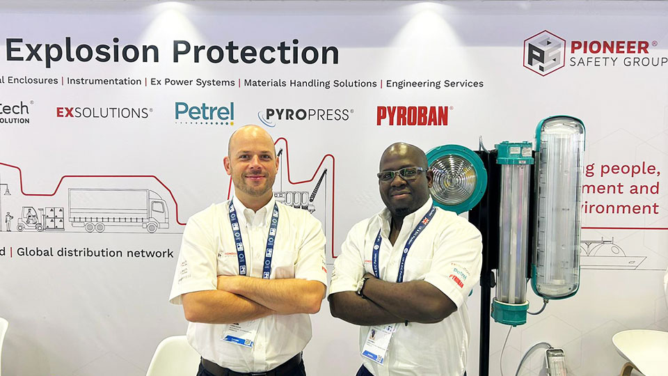 Explosion protection lighting brand Petrel was on the stand at ADIPEC